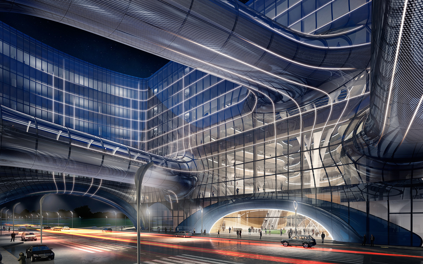Zaha Hadid Architects создаёт технопарк будущего для «Сбера» в «Сколково»