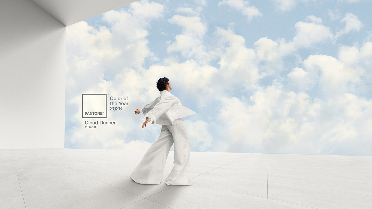 «Возвышенный белый» Cloud Dancer — цвет 2026 года по версии Pantone