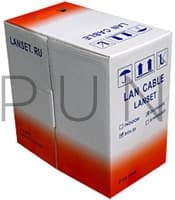 LAN CABLE LANSET FTP4 24AWG OUTDOOR (внешний)(упаковка 305м)